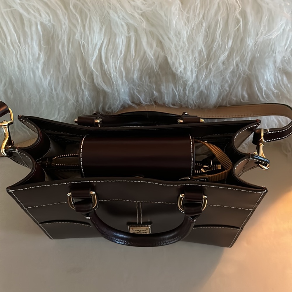 Dooney and Bourke Handbag - Bordeaux Color with Dust Bag - Picture 11 of 15